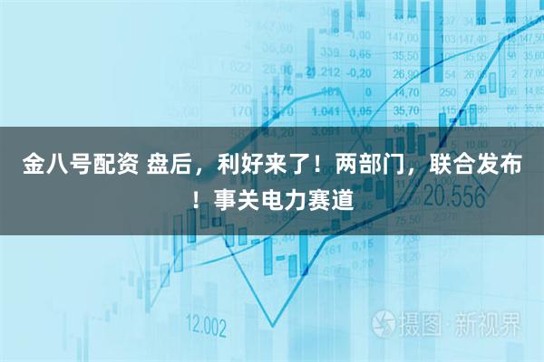 金八号配资 盘后，利好来了！两部门，联合发布！事关电力赛道