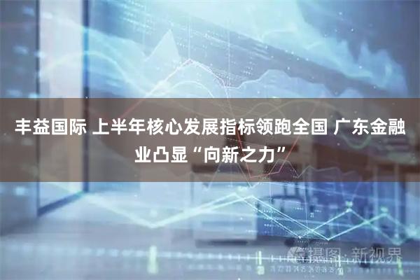 丰益国际 上半年核心发展指标领跑全国 广东金融业凸显“向新之力”